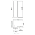 Душевой уголок Wasserkraft Dinkel 120x80см 58R06 профиль хром, стекло прозрачное