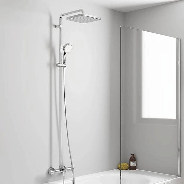Душевая стойка Grohe Tempesta Cosmopolitan System 250 с термостатом 26691000 хром