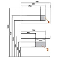 Зеркало Aquaton Отель 120 1A101402OT010 с подсветкой