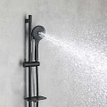 Душевой комплект Aquatek Вега AQ1075MB матовый черный
