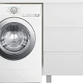 Тумба с раковиной Эстет Dallas Luxe 110 R ФР-00002019 белая глянцевая
