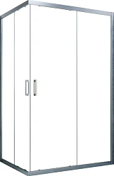 Душевой уголок Vegas Glass ZA-F Novo h2000 120*100 07 10 профиль матовый хром, стекло сатин