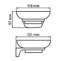 Мыльница Wasserkraft Wiese K-8929 черная матовая