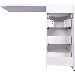 Тумба под раковину Style Line Даллас 110 СС-00002369 белый глянец