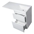 Тумба под раковину Style Line Даллас 115 СС-00000515 белая глянцевая