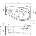 Экран Aquanet Palma R 00176155 белый глянец