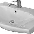 Тумба с раковиной Aquaton Ария 80 белая