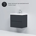 Тумба с раковиной AM.PM Gem 60 графит матовый