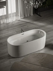 Акриловая ванна Sancos Fiori FB04 170x80 белая глянцевая