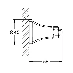 Крючок Grohe Grandera 40631000