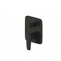 Смеситель встраиваемый для душа Bravat Source PB8173218BW-3-ENG черный