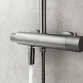 Душевая стойка Lemark Bronx LM3772GM графит