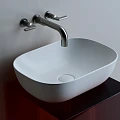 Раковина накладная Ceramica Nova Element CN6009 белая глянцевая
