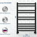 Полотенцесушитель водяной Aquatek Альтаир П10 50х80 AQ KK1080BL черный муар