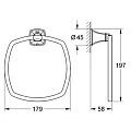 Полотенцедержатель Grohe Grandera 40630000 хром
