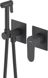 Гигиенический душ Aquatek Оберон AQ1220MB со смесителем, с внутренней частью, матовый черный