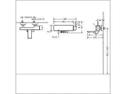Смеситель для ванны с душем Bravat Stream-D F637163C-01 хром