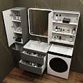 Тумба с раковиной Style Line Бергамо мини 70 антискрейч серый матовый