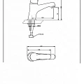Смеситель для раковины Bravat Fit F1135188CP-RUS хром