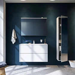 Зеркало-шкаф AM.PM Spirit 2.0 M70AMCX1001WG с подсветкой, белый глянец