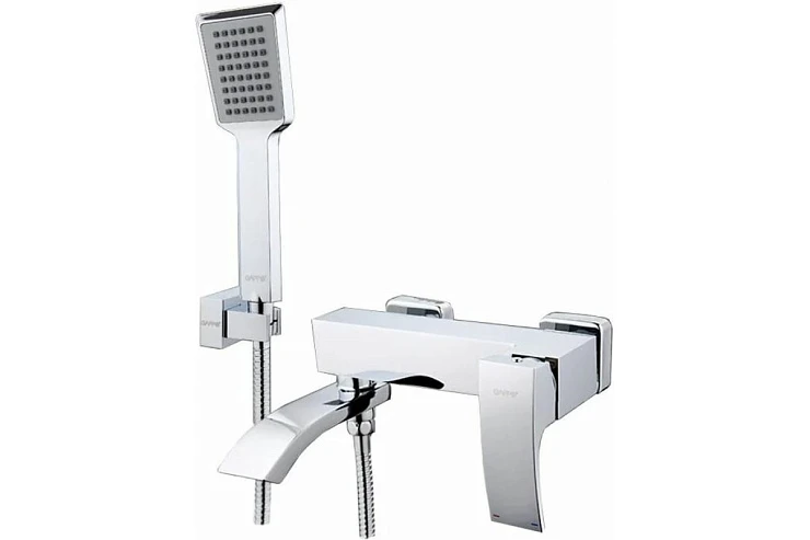 Смеситель для ванны с душем Gappo G3207 хром