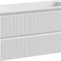 Тумба под раковину Sancos Snob R 100 SNR100W белая матовая
