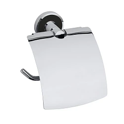 Держатель туалетной бумаги с крышкой Bemeta 104112018b чёрный