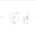 Душевая стойка Bravat Arc D224K-ENG черная