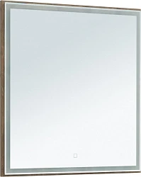 Зеркало Aquanet Nova Lite 75 249513 с подсветкой, дуб рустикальный