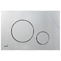 Кнопка смыва AlcaPlast THIN M672 хром матовая