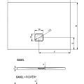 Душевой поддон Riho Basel 100х140см D005042005 белый