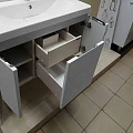 Тумба с раковиной Aquaton Шерилл 85 белая