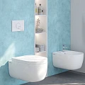 Кнопка смыва Berges Novum R1 040021 белая глянцевая