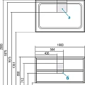 Тумба под раковину Aquaton Римини 100 1A232801RN010 белая