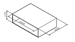 Полка AM.PM Gem 60 M90OHX0600WG белый