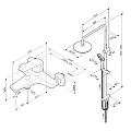 Душевая стойка AM.PM Gem F40890A14 хром