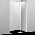 Душевая дверь в нишу Wasserkraft Rhin 100см 44S12 профиль белый, стекло прозрачное