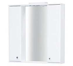 Зеркало-шкаф SanStar Sharmel 80 109.1-2.5.1. с подсветкой, белый