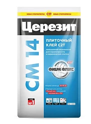 Клей Ceresit CM 14 для плитки и керамогранита серый 5 кг теплый пол 1/4/144