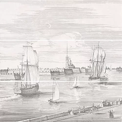 Панно Город на воде SPb матовый (из 3 ч. разм. 25x75) обрезной 75x75x0,9, 1, шт