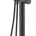 Напольный смеситель для ванны с душем Allen Brau Priority 5.31008-31 черный матовый