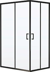 Душевой уголок RGW Passage PA-040B 100x90 см 3508104090-14 профиль черный матовый, стекло прозрачное