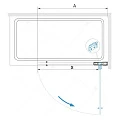 Шторка на ванну RGW Screens SC-102 90x150см 011110209-31 профиль хром, стекло тонированное