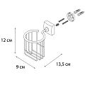 Держатель освежителя воздуха Fixsen Kvadro FX-61314 хром 
