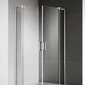 Пристенные профили Cezares SLIDER-R2-WL/SSN-Cr для распашных дверных полотен