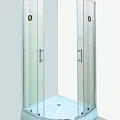 Душевой уголок Golden Frog 90x90см SRGF-093Р (90) с поддоном, профиль хром, стекло рифленое