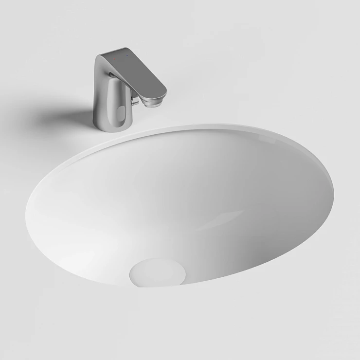Раковина встраиваемая под столешницу Ceramica Nova Element 51см CN6042 белая