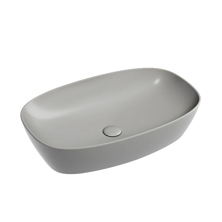 Раковина накладная Ceramica nova Element 600*380*138мм CN6049MH антрацит матовая