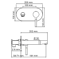 Смеситель для раковины Wasserkraft Main 4130 хром