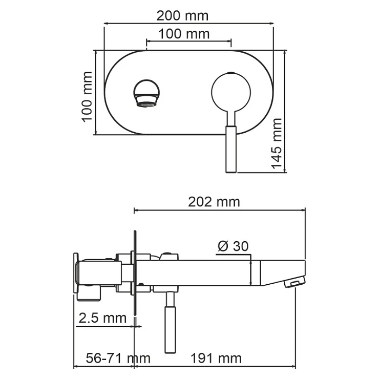 Смеситель для раковины Wasserkraft Main 4130 хром